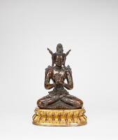 An Agalloch Figure Of Manjushri,