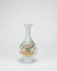 Republic-A Famille-Glazed 'Butterfly & Flowers Basket' Vase