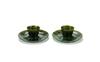 Qing - A Pair Of Spinach Jade Cup And Holder - 2