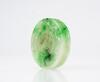 An Apple Green Jadeite Carved Circlear Pendant - 4
