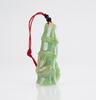 A Light Green Jadeite Carved Magpie,Ruy And Bamboo Pendant - 3