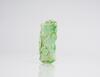 A Green Jadeite Carved 'Bat,Bamboo' Pendant - 2