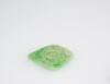 A Green Jadeite Carved Magpie and Shou Pendant - 4