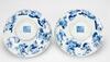 Qing - A Pair Of Blue And White "Eight Immortals And Shou Lao" Bowls - 6
