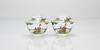 Qing - A Pair Of Famille - Glazed Tea Cup And Covers - 2