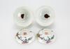 Qing - A Pair Of Famille - Glazed Tea Cup And Covers - 5