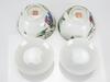 Qing - A Pair Of Famille - Glazed Tea Cup And Covers - 6