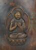 Qing - An Agarwood Carved Buddha Incense Burner with Inscription - 11