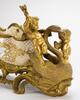18th Cententy - A Louis XV Style Ormolu - Mounted Porcelain Sleigh - Form Center Bowl - 9
