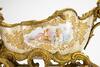 18th Cententy - A Louis XV Style Ormolu - Mounted Porcelain Sleigh - Form Center Bowl - 11