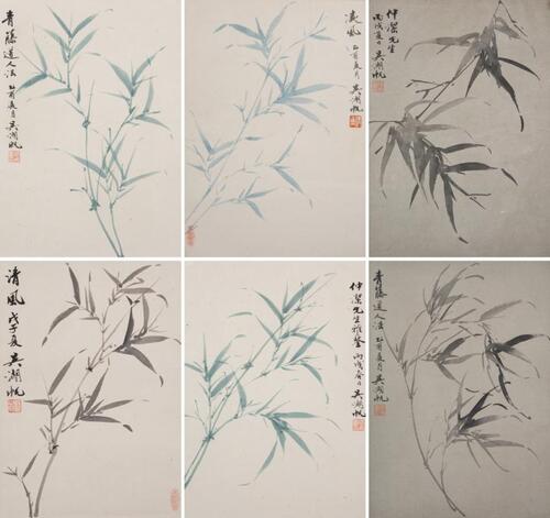 Wu Hufan (1894-1968) Six Paintings