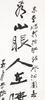 Zhang Da qian (1899-1983) Calligraphy Couplet - 5