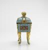 Late Qing-A Gilt-Bronze And Cloisonne Enamel Censer, - 3