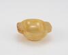 A Yellowish White Jade Double Handle Wine Cup(Da Qing QainLong Fang Gu)Mark - 3