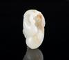 Late Qing/Republic -A White Jade Carved 'Melon' Pendant - 2