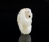 Late Qing/Republic -A White Jade Carved 'Melon' Pendant - 3