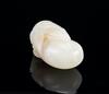 Late Qing/Republic -A White Jade Carved 'Melon' Pendant - 7