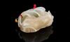 Late Qing /Republic-A White Jade Carved 'Brid And Lotus' Pendant - 8