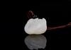 Late Qing/Republic-A White Jade Carved Mandrian Duck Pendant - 2