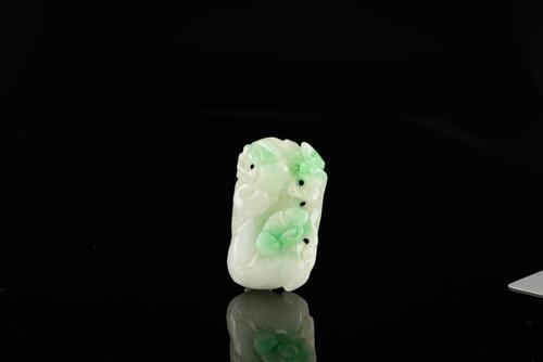 An Apple Green Jadeite Pendant