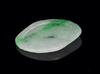 A Translucent Apple Green Jadeite Carved ' Mandrain Duck' Pendant D: 5 cm - 4