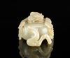 Qing - A White Jade Carved 'Pine' Teapot - 3