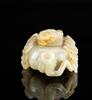 Qing - A White Jade Carved 'Pine' Teapot - 6