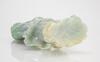 Republic-A Apple Green Jadeite Carved Guan Yin (woodstand) - 7