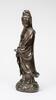 Shi Sho (Mark) - A Large Chinese Silver Inlaid Bronze Guanyin - 6