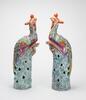 Republic - A Pair Of Large Famille Glaze Phoneix - 2