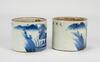 Qing Shunzhi And Of Period - A Pair Of Blue And White Small Jars - 2