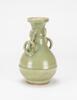 Ming - A Longquan Double Ring Handle Vase - 2