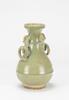 Ming - A Longquan Double Ring Handle Vase - 6