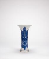 19th Century-A Blue And White Vase