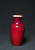 Late Qing - A Ox Blood Glaze Vase