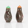 Late Qing/Republic - A Group Of Two Pebble Stone Stuff Bottles - 3