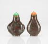 Late Qing/Republic - A Group Of Two Pebble Stone Stuff Bottles - 4