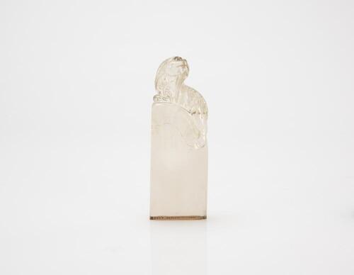 Early 20th Century - An Crystal Carved 'Lion' Seal Stamp