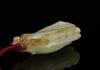 Republic-A White Jade Carved Bergamot Pendant - 6