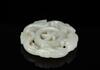 Qing-A White Jade Carved �Five Rat Fortune� Pendant - 3