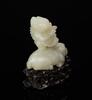 A White Jade Yamantaka (Wood Stand) - 3