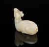 Tang Dynasty - A White Jade Deer Ornament - 2