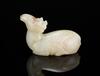 Tang Dynasty - A White Jade Deer Ornament - 3