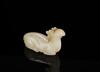 Tang Dynasty - A White Jade Deer Ornament - 4