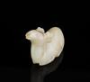 Tang Dynasty - A White Jade Deer Ornament - 5