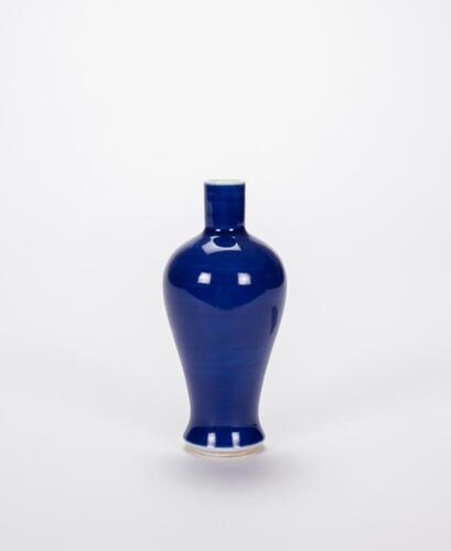 Qing- A Blue Glazed Vase