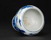 Qing-A Blue And White Stem Cup - 7