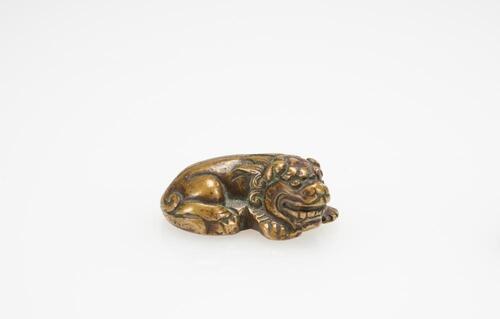 Qing - A Bronze Lion Paper Weight