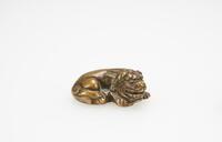 Qing - A Bronze Lion Paper Weight