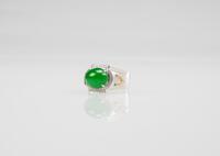 A Emerald Green Color Jadeite Ring
